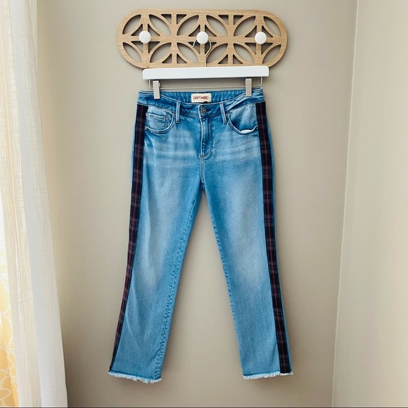 DRIFTWOOD Colette Cropped Denim Jeans Blue Sz 26 - Picture 1 of 15